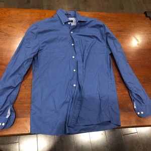 Blue Tommy Hilfiger Dress Shirt